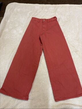 Universal Thread Rust-Orange Wide Leg Jeans